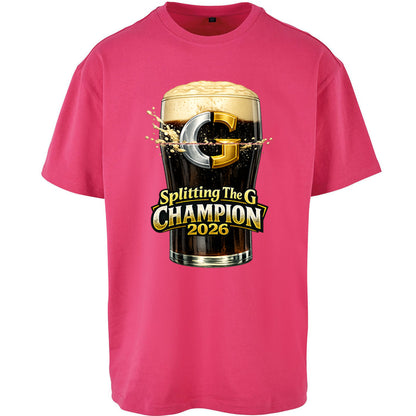 Splitting The G Champion - Oversized T Shirt