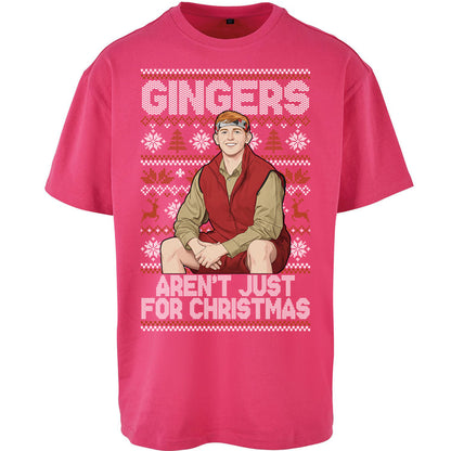 Angry Ginge Xmas Oversized T Shirt