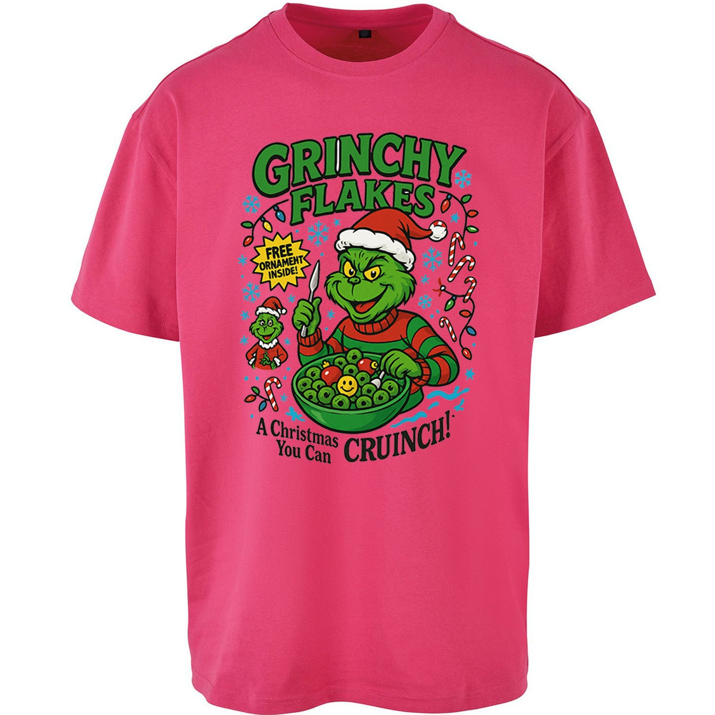 Grinch Christmas Oversized T Shirt