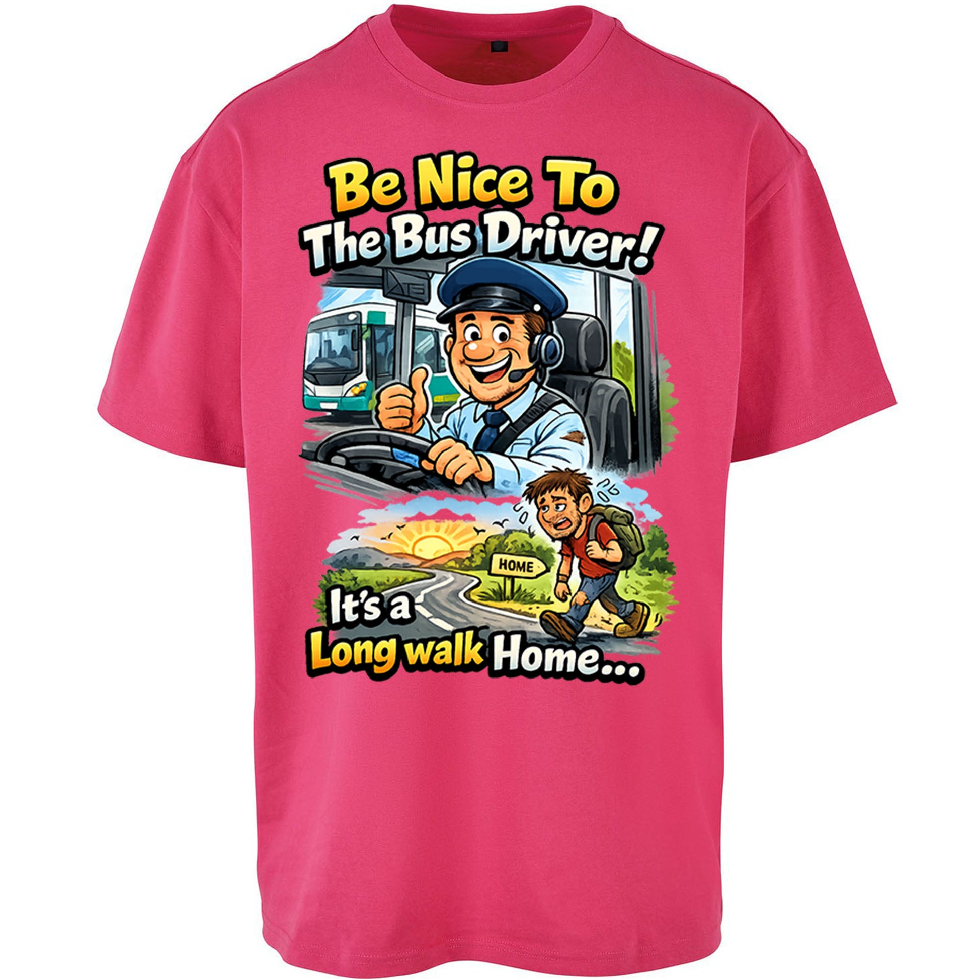 Bus Driver Oversized T Shirt