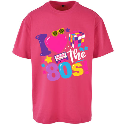 I Love The 80's Oversized T Shirt