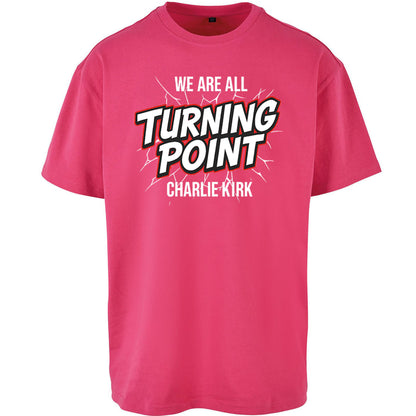 Turning Point Charlie Kirk Oversized T Shirt 