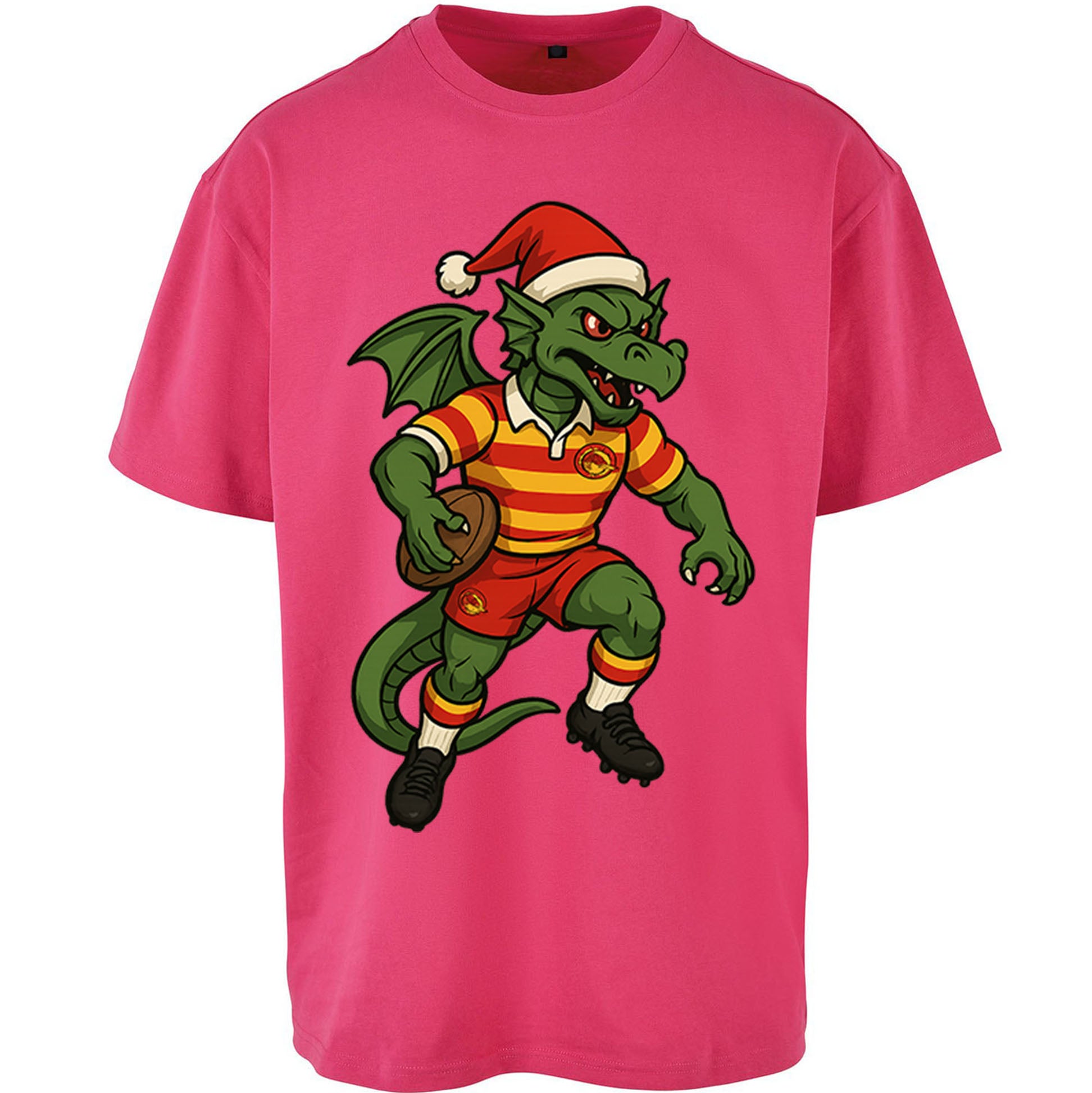 Catalans Dragons Christmas Oversized T Shirt