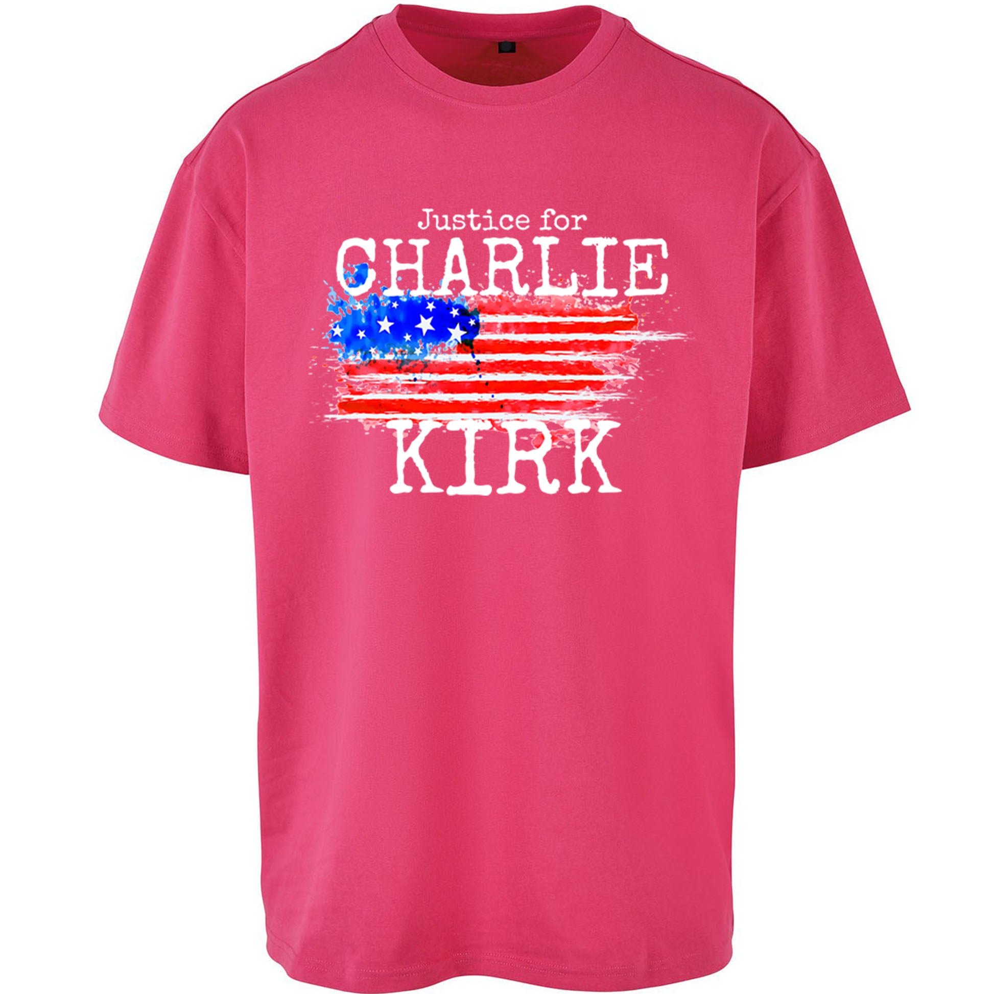Justice For Charlie Kirk Oversized T Shirt