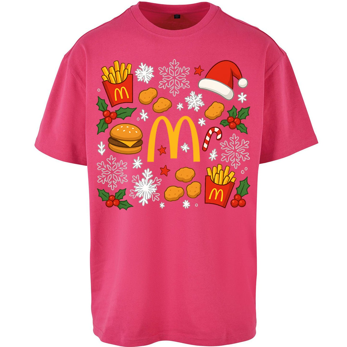 McDonalds Christmas Oversized T Shirt 