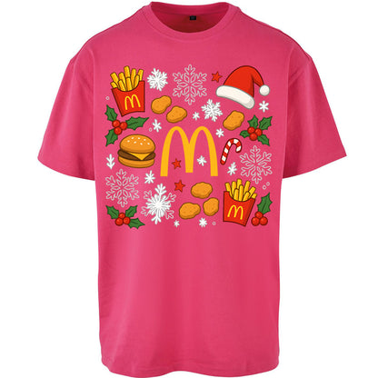 McDonalds Christmas Oversized T Shirt 