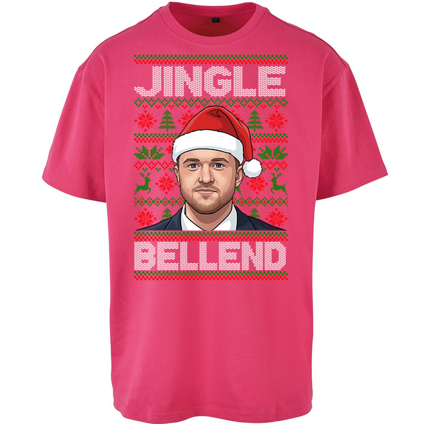 Tommy Robinson Jingle Bell Oversized T Shirt