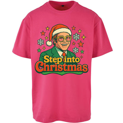 Elton John Christmas Oversized T Shirt