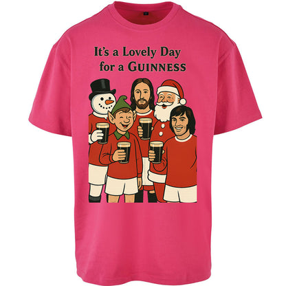 Man United Christmas Oversized T Shirt