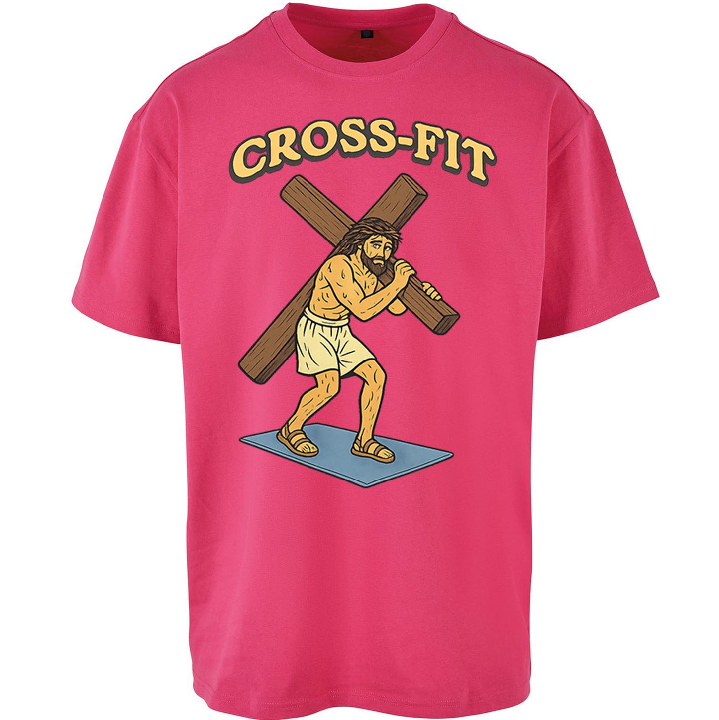 Jesus Cross Fit Oversized T Shirt