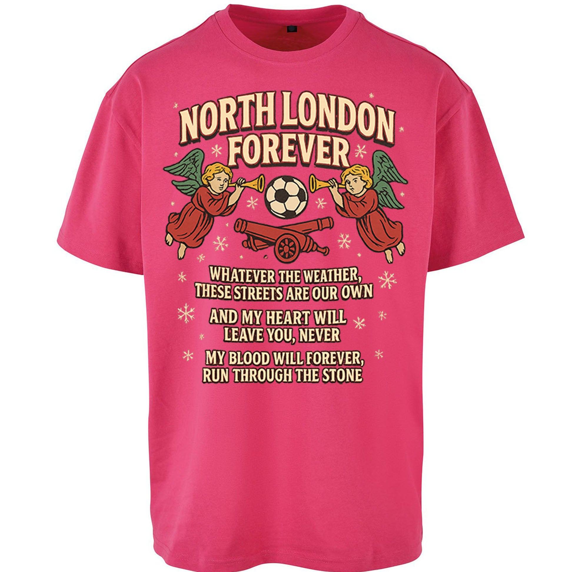 Arsenal Christmas Oversized T Shirt 