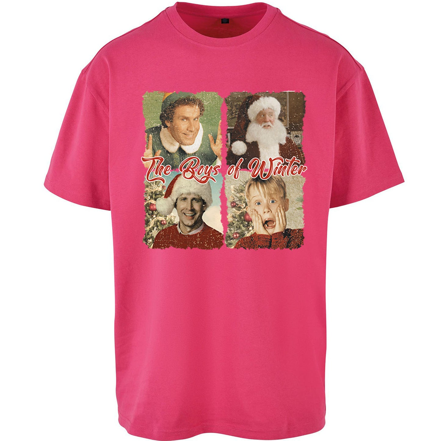 The Boys Of Winter Christmas - Oversized T Shirt