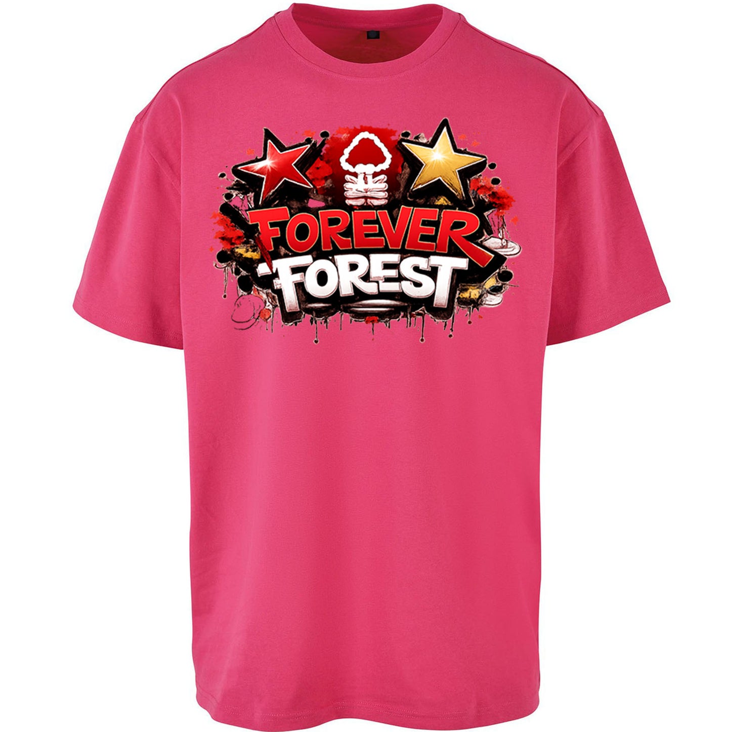 Forever Forest Football Oversized T Shirt