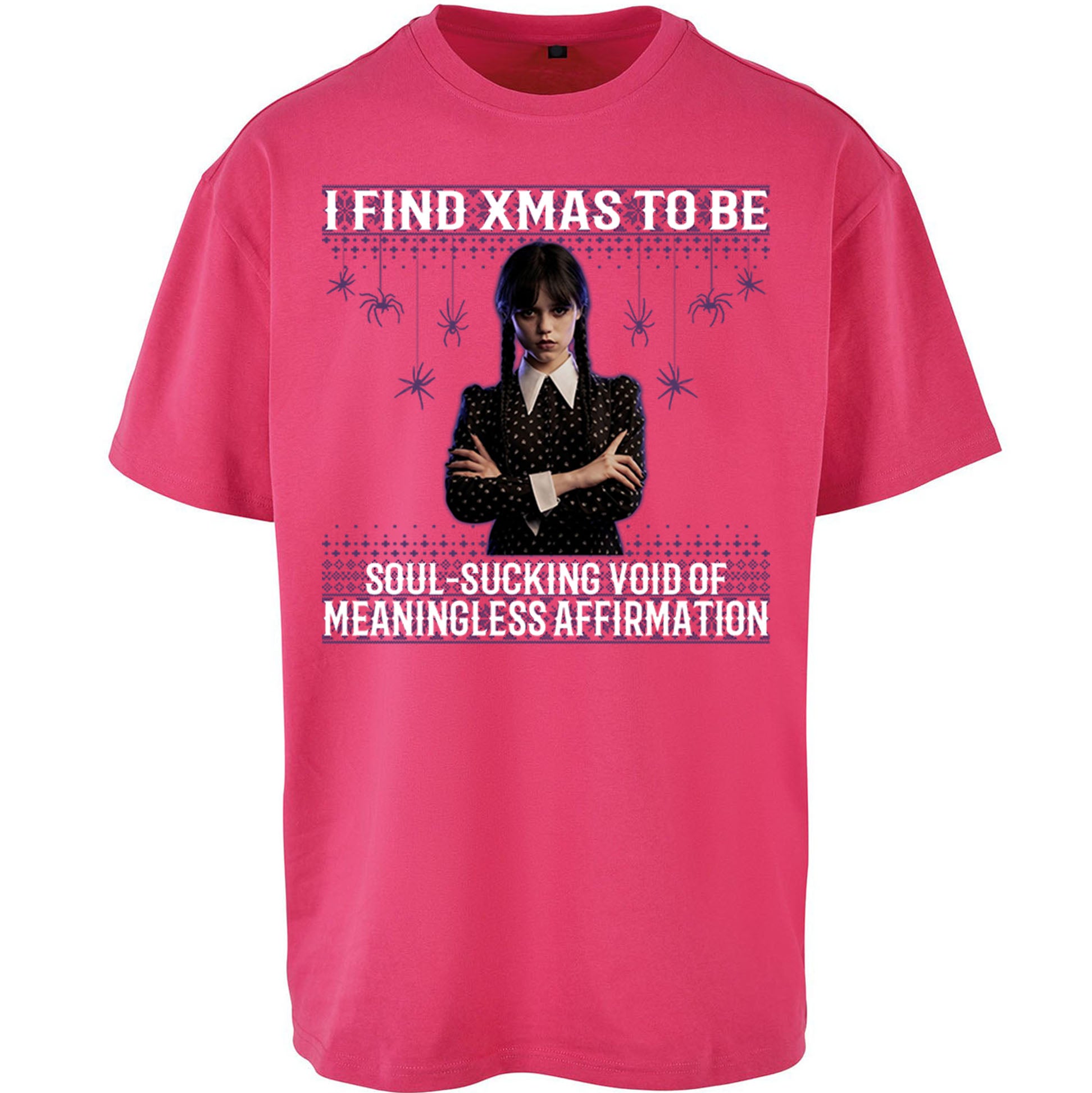 Wednesday Christmas Oversized T Shirt