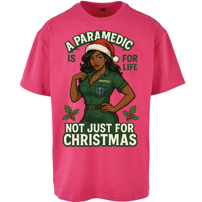 Paramedic Christmas Oversized T Shirt
