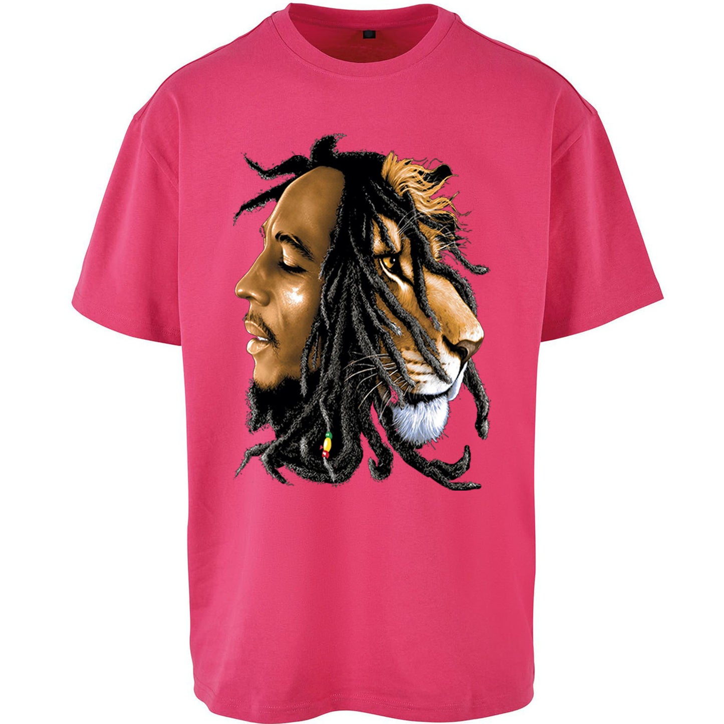 Bob Marley Lion - Oversized T Shirt