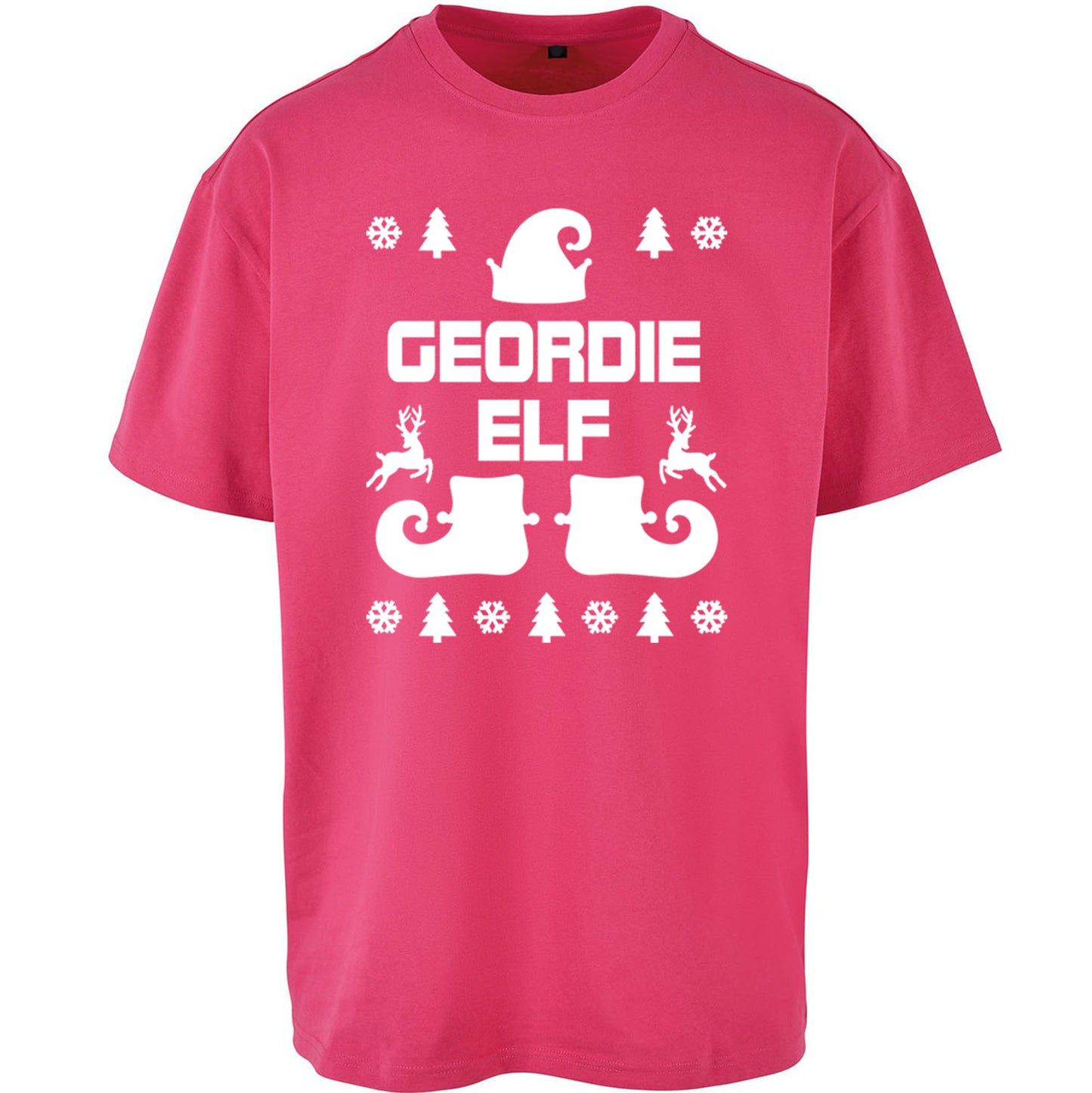 Geordie Christmas Oversized T Shirt