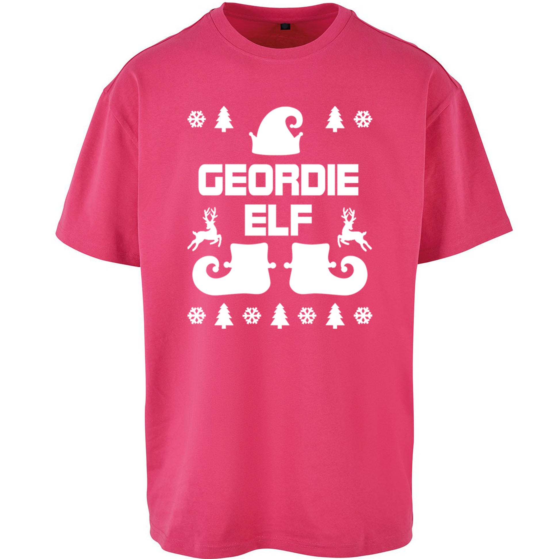 Geordie Christmas Oversized T Shirt