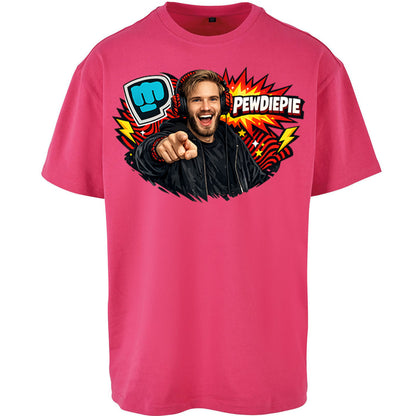 PewDiePie YouTuber Oversized T Shirt