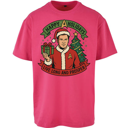 Star Trek Christmas Oversized T Shirt