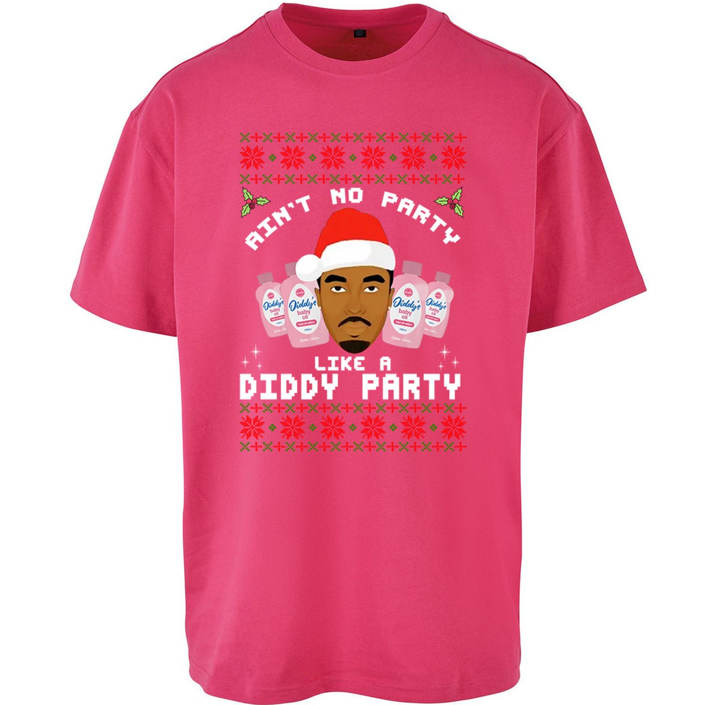 Diddy Christmas Oversized T Shirt