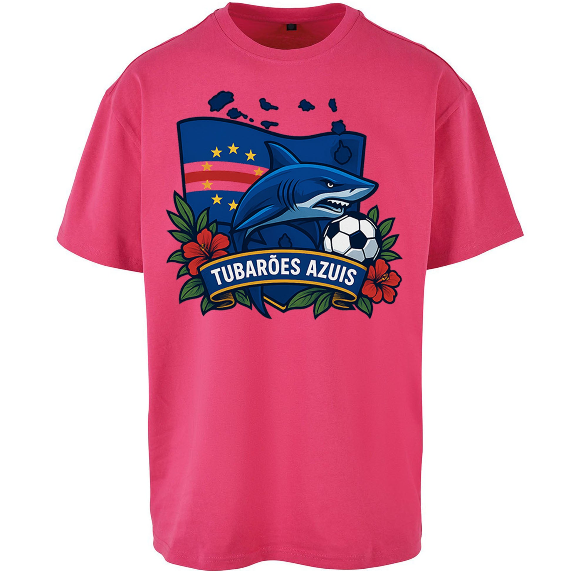 Cape Verde Football Oversized T Shirt