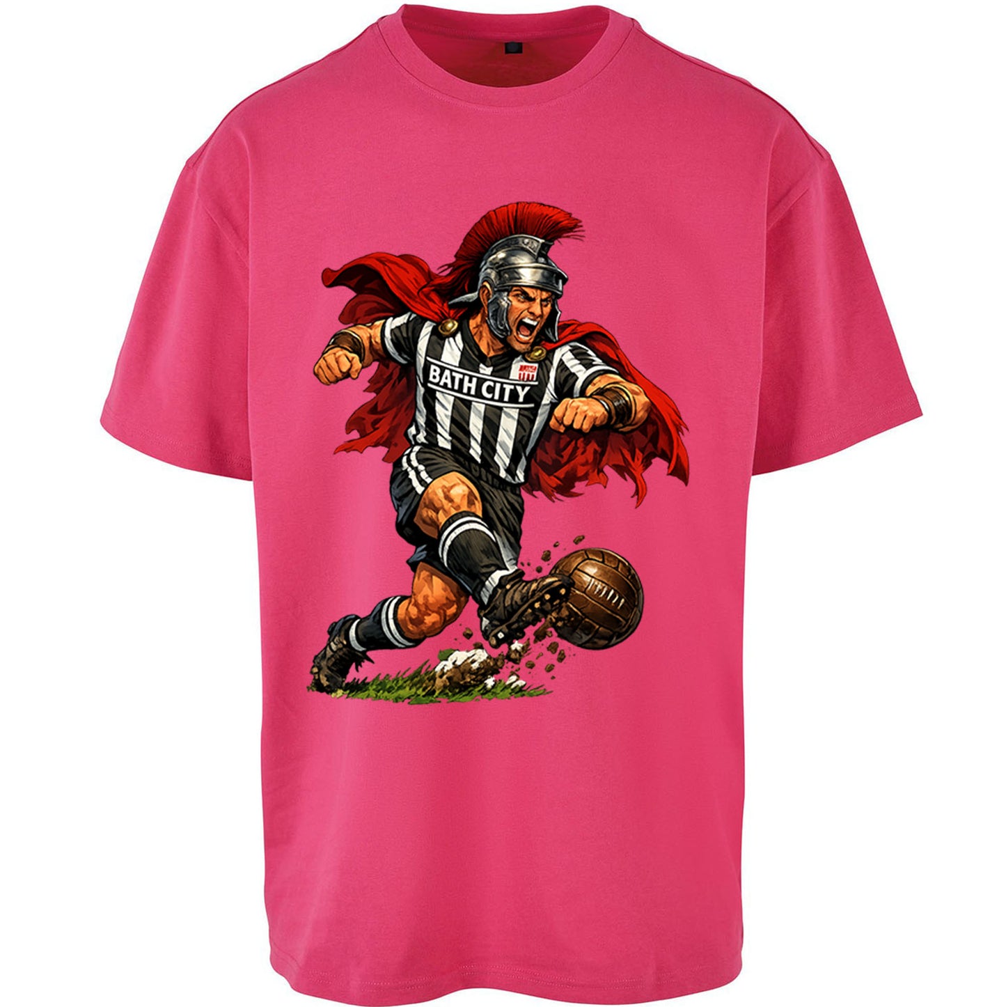 Retro Bath City Football Oversized T Shirt 