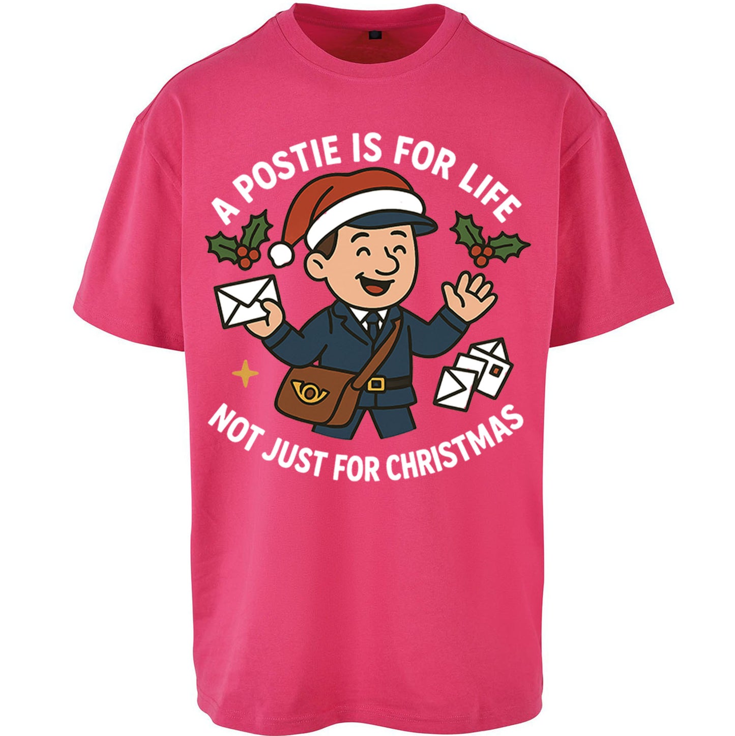 Postie Christmas Oversized T Shirt