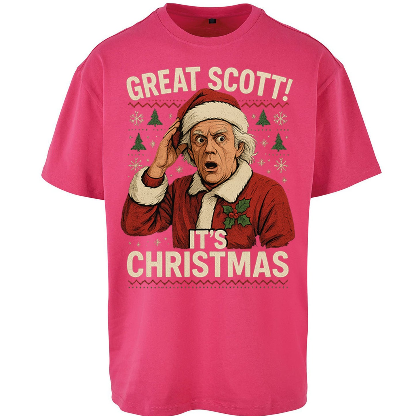Back to the Future Doc Brown Oversized T Shirt 