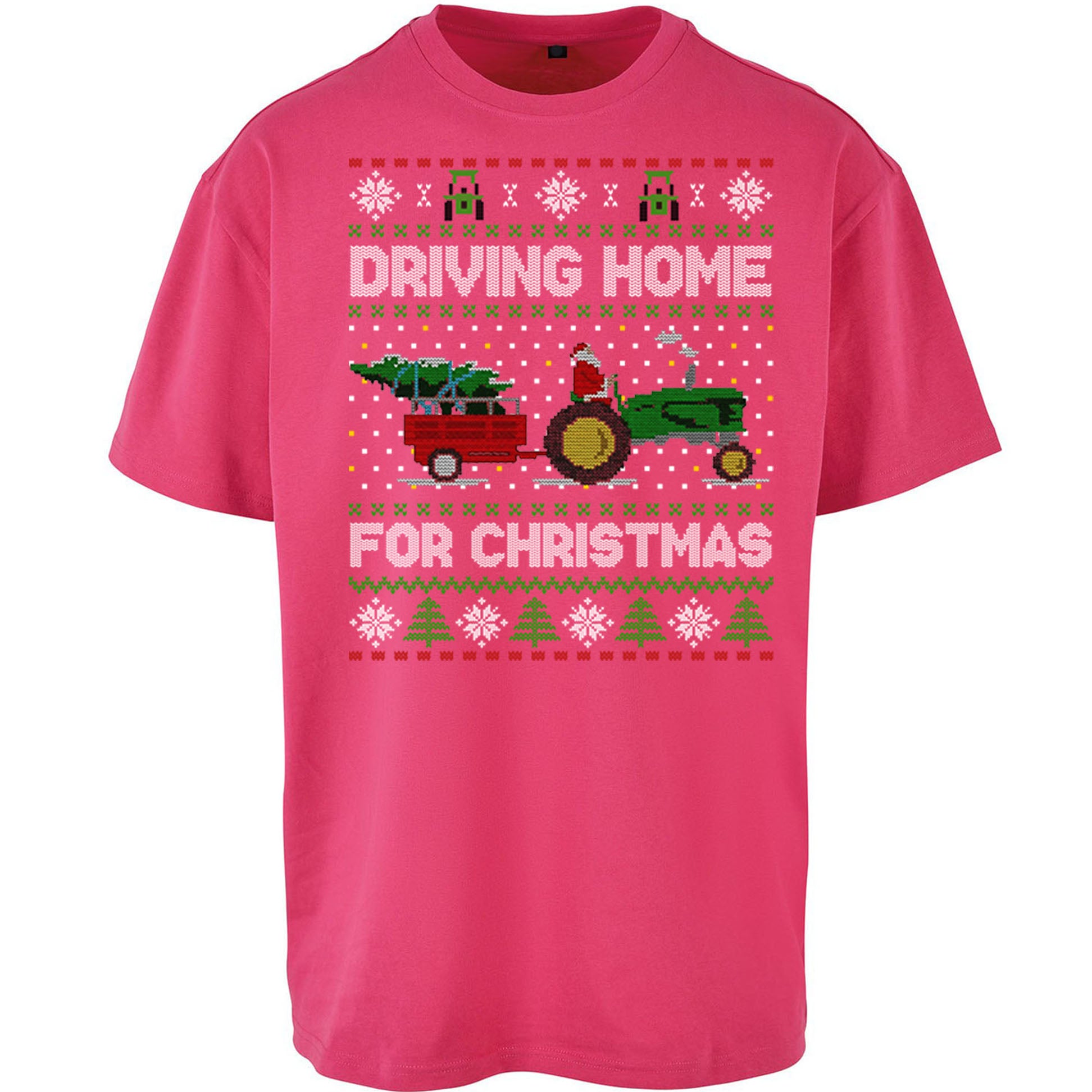 John Deere Christmas Oversized T Shirt