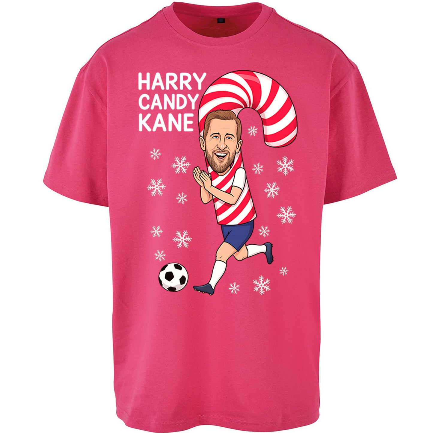 Harry Kane Christmas Oversized T Shirt