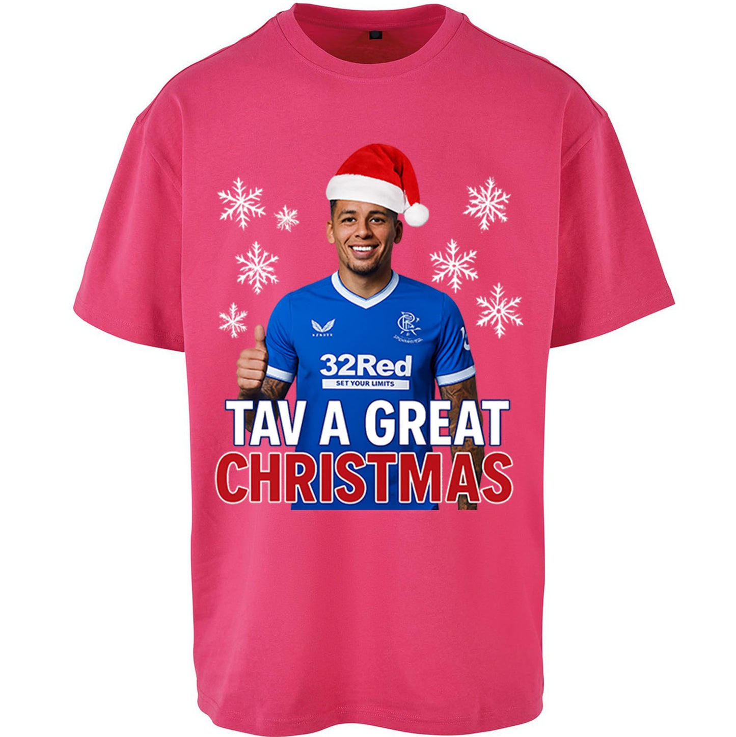Tav a Great Christmas Rangers Oversized T Shirt