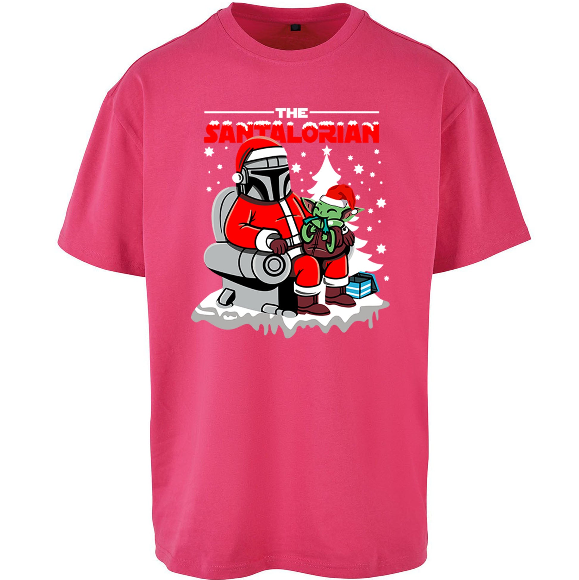 Mandalorian Christmas Oversized T Shirt
