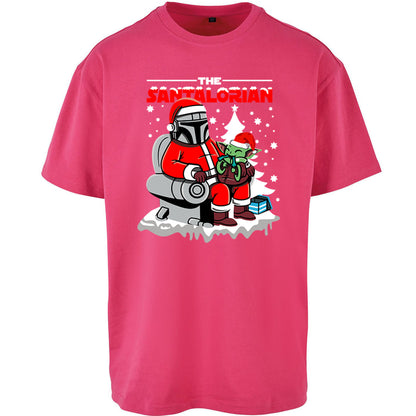 Mandalorian Christmas Oversized T Shirt