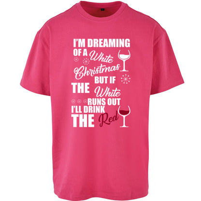 Wine Christmas Oversized T Shirt