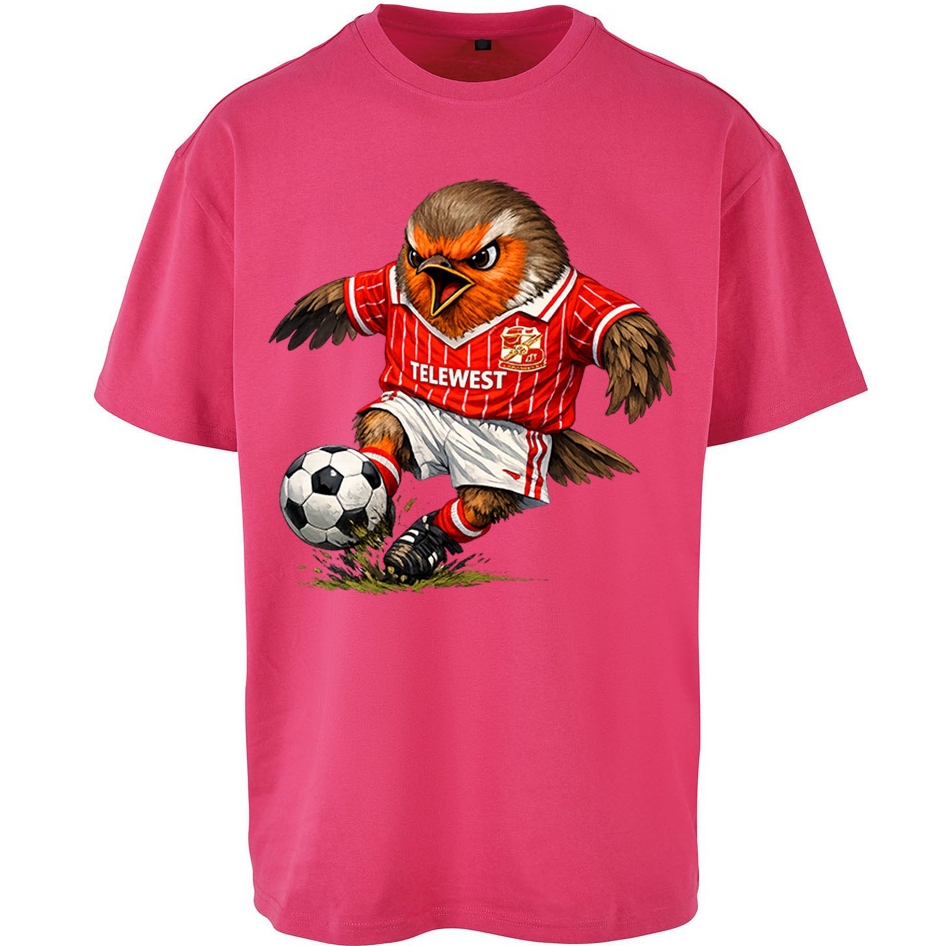 Classic Swindon Town Football Oversized T Shirt