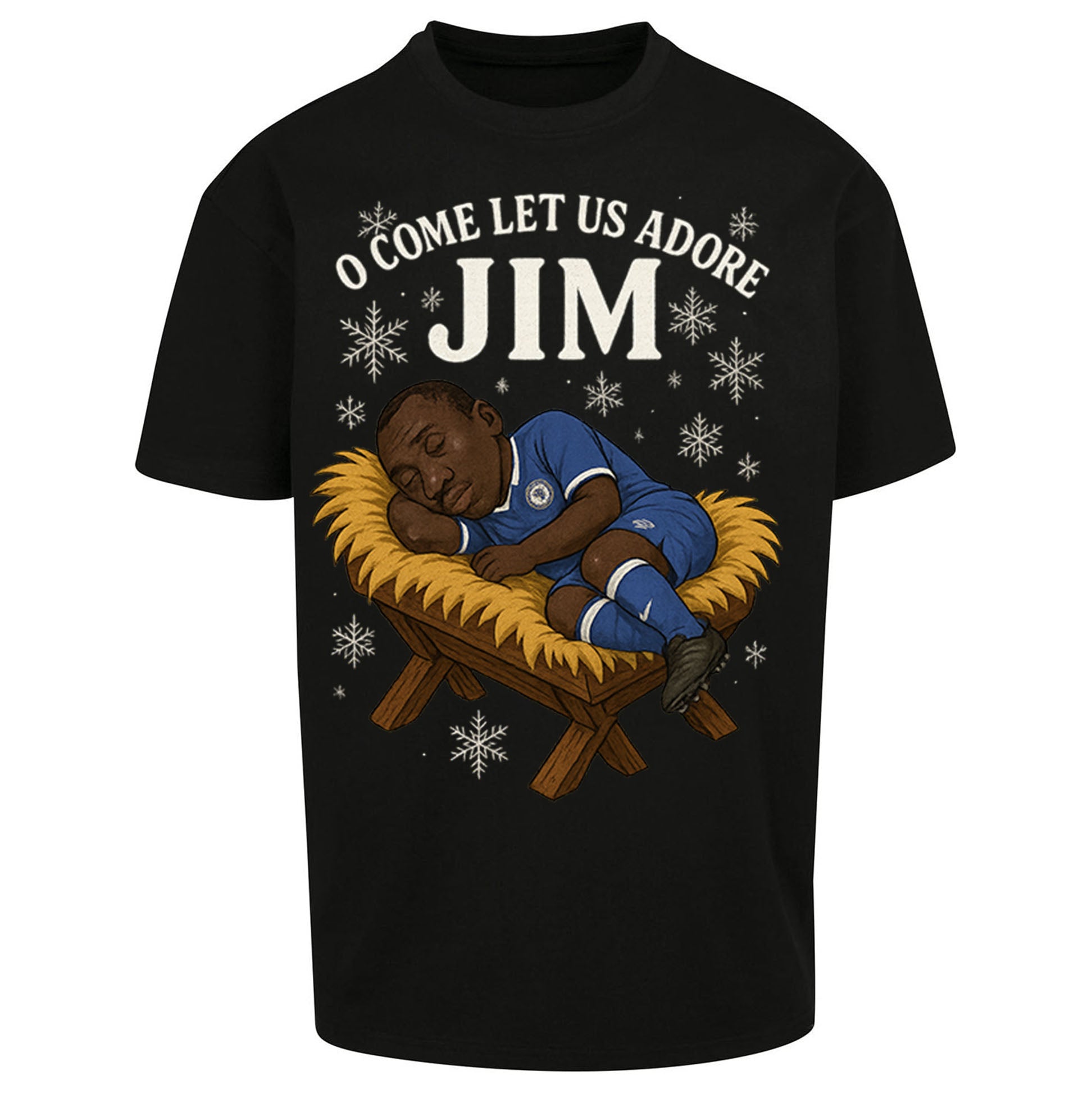 Retro Chelsea Christmas Oversized T Shirt