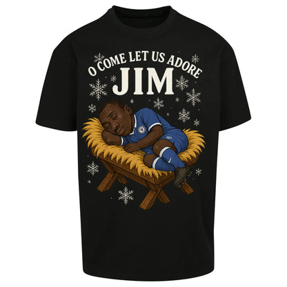 Retro Chelsea Christmas Oversized T Shirt