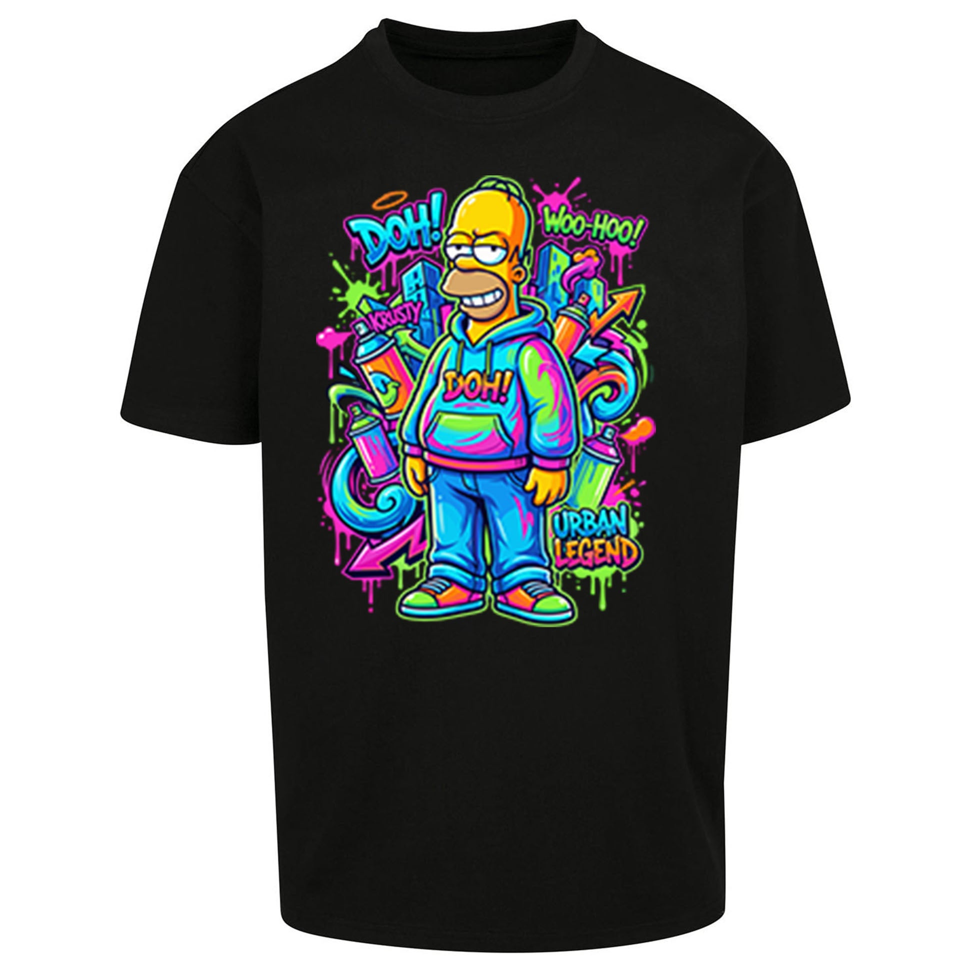 Homer Simpson Oversized T Shirt