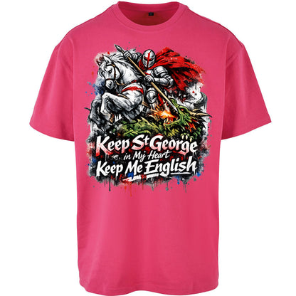 St gorges CrossOversized T Shirt 