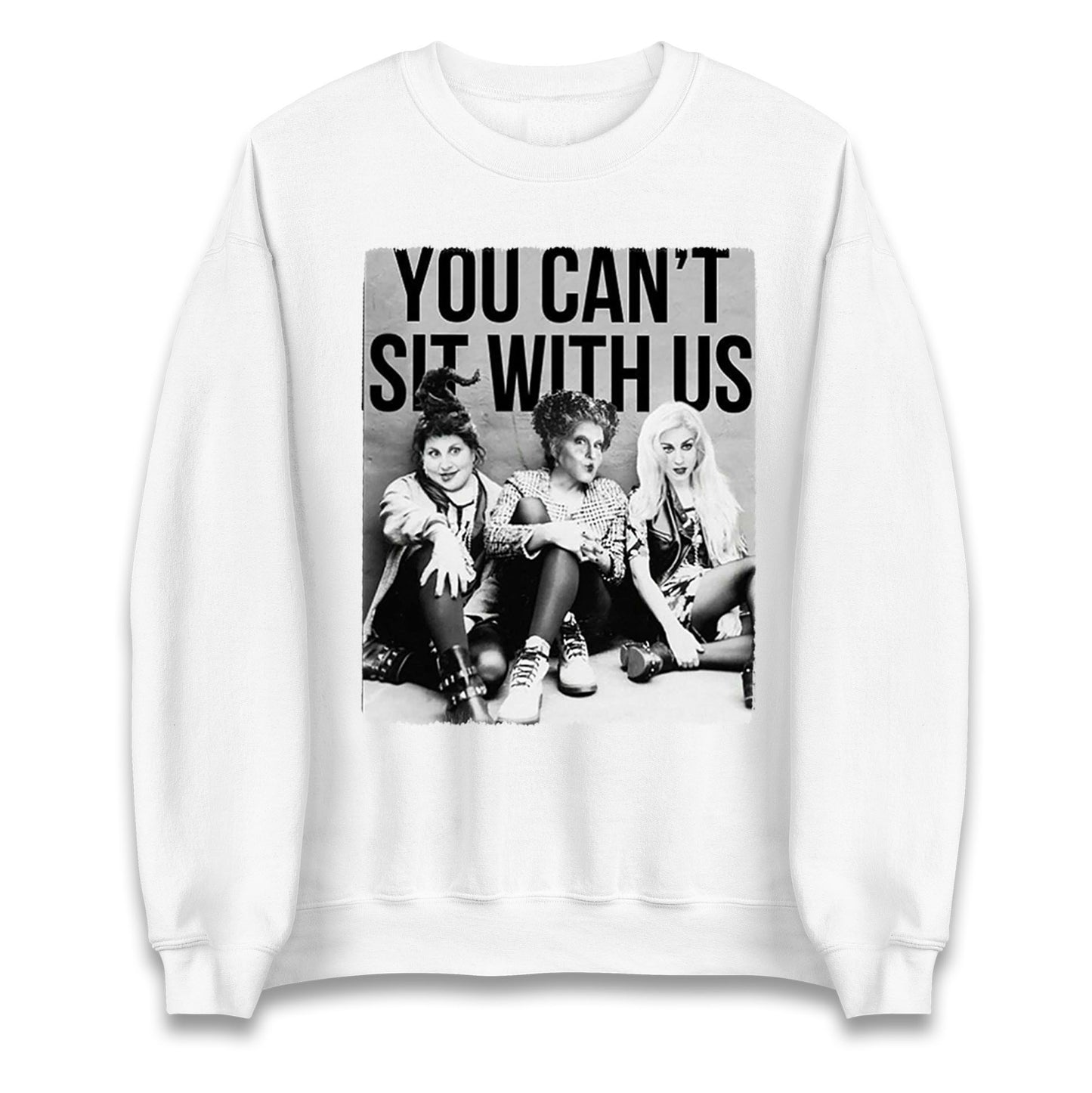 The Sanderson Sisters You Cant Sit With Us Halloween Sweatshirt
