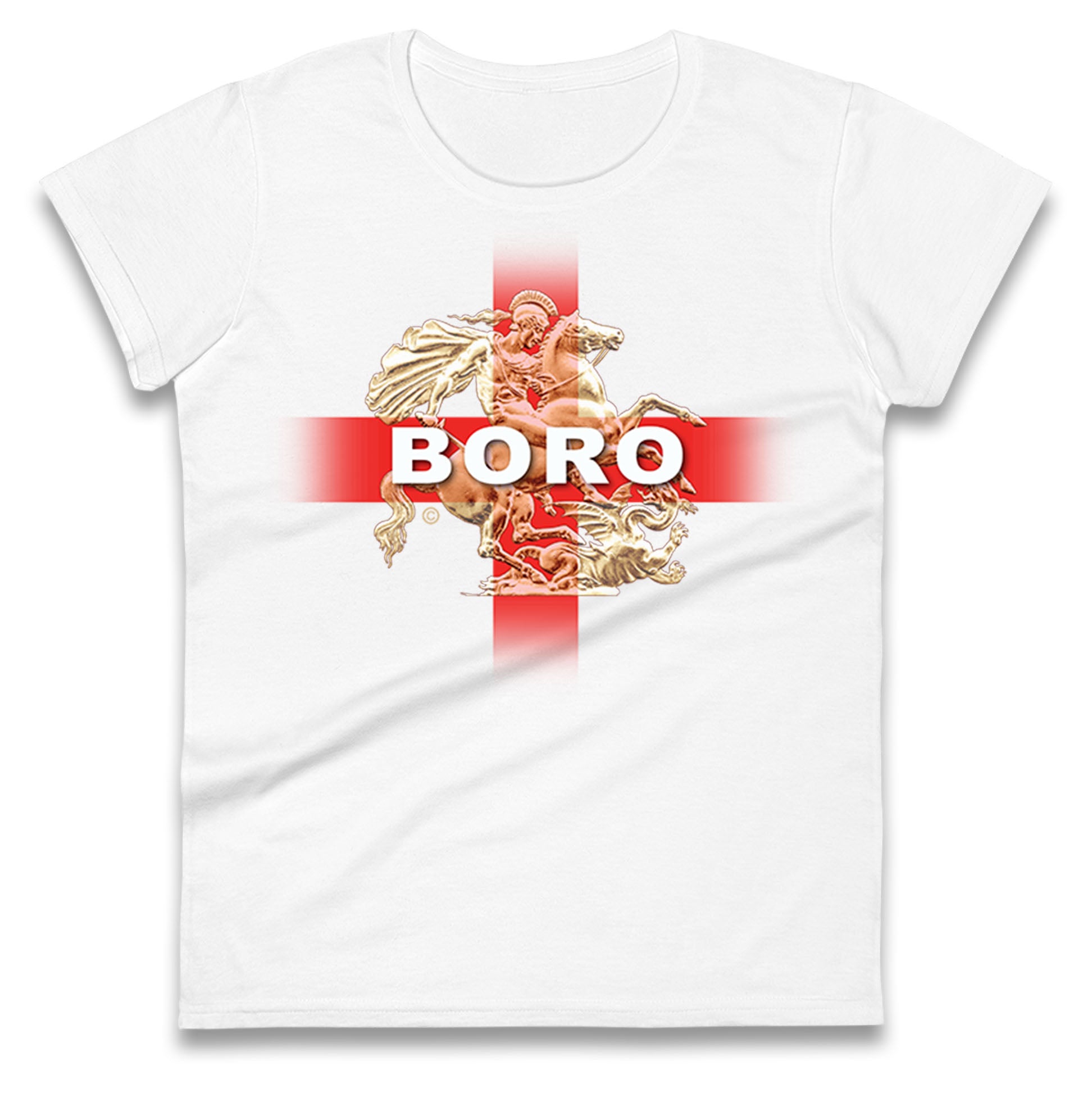 Middlesbrough England Football Ladies T Shirt