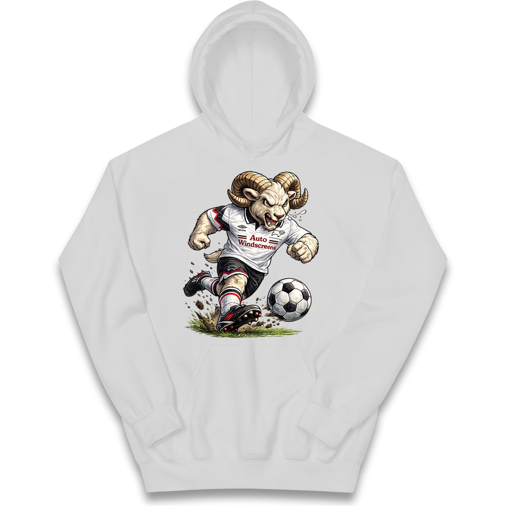 Old School Derby County Kids Hoodie 