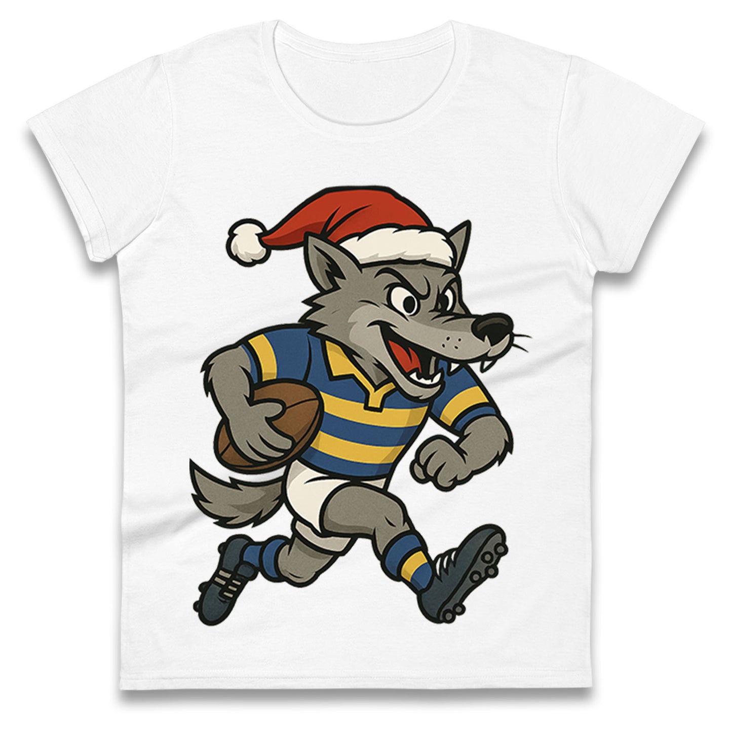 Warrington Wolves Christmas Ladies T Shirt
