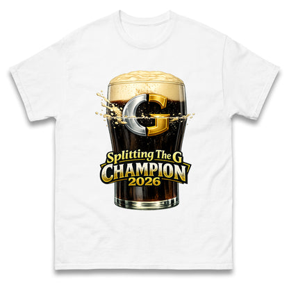 Splitting The G Champion T Shirt