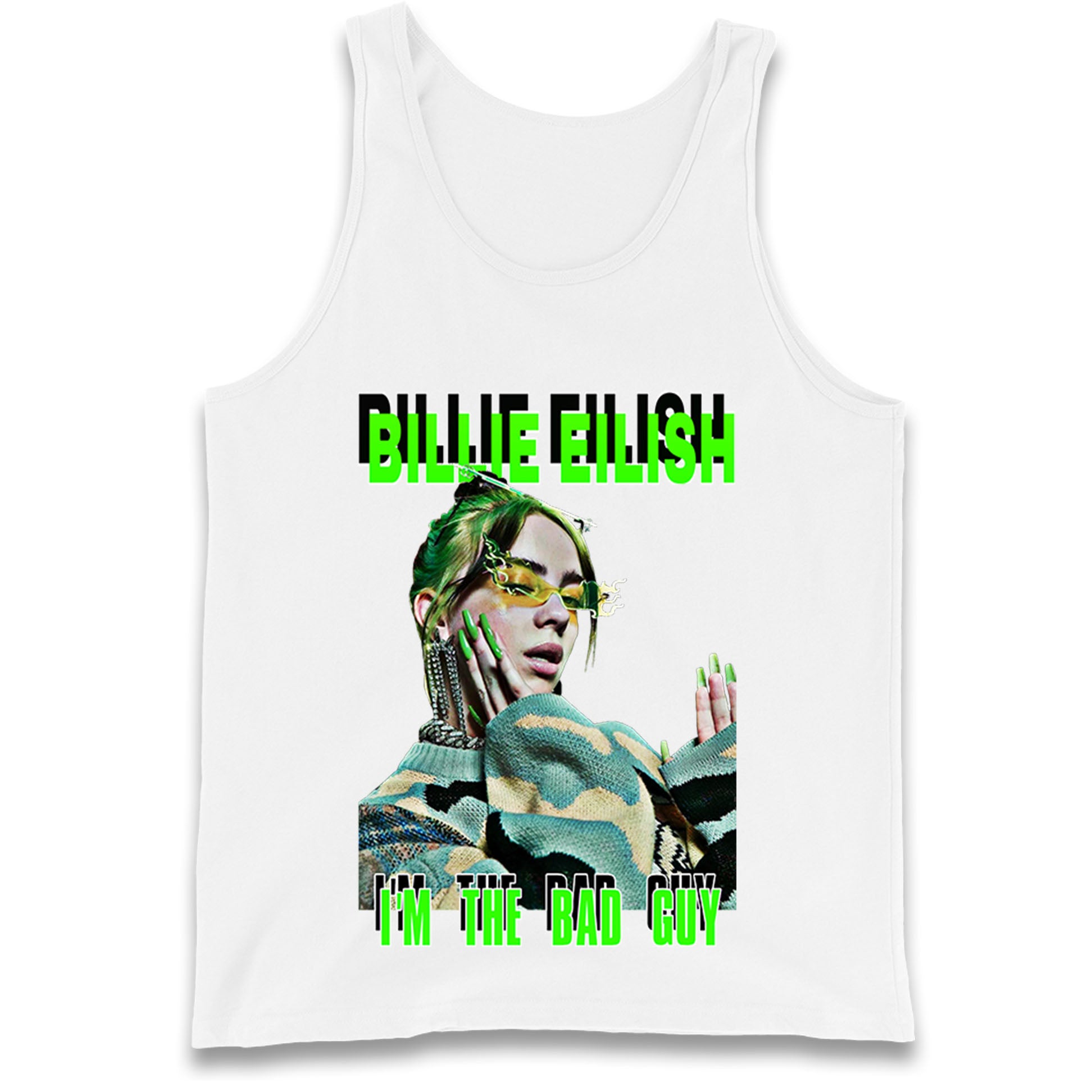 Billie Eilish Singer Tank Top
