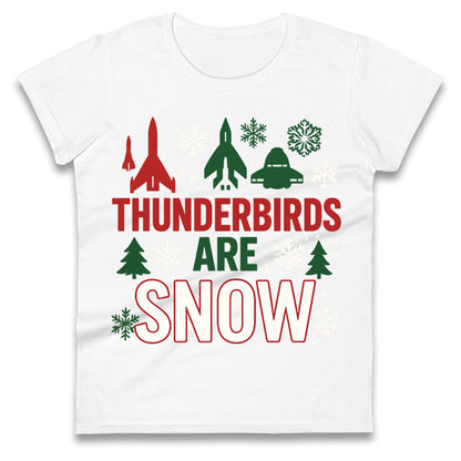 Thunderbirds Christmas Ladies T Shirt