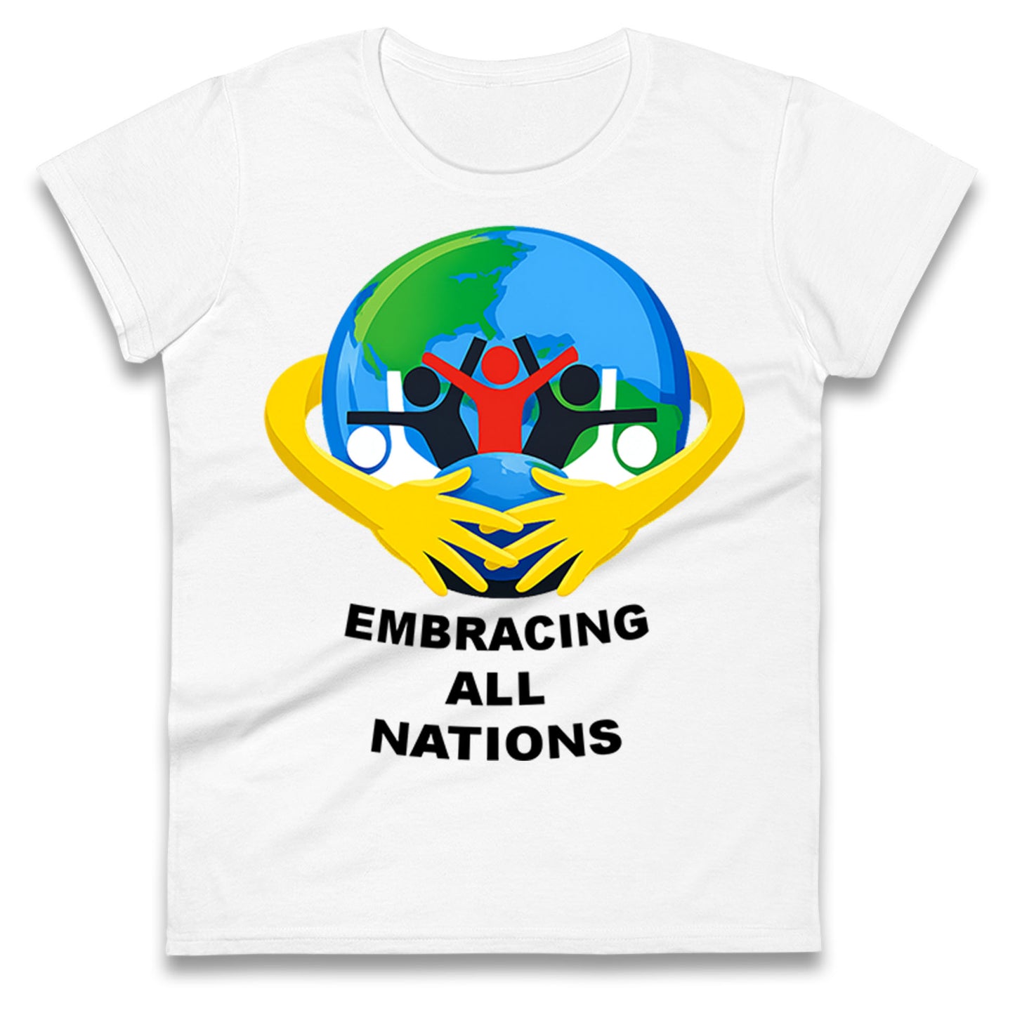 Embracing All Nations Ladies T Shirt