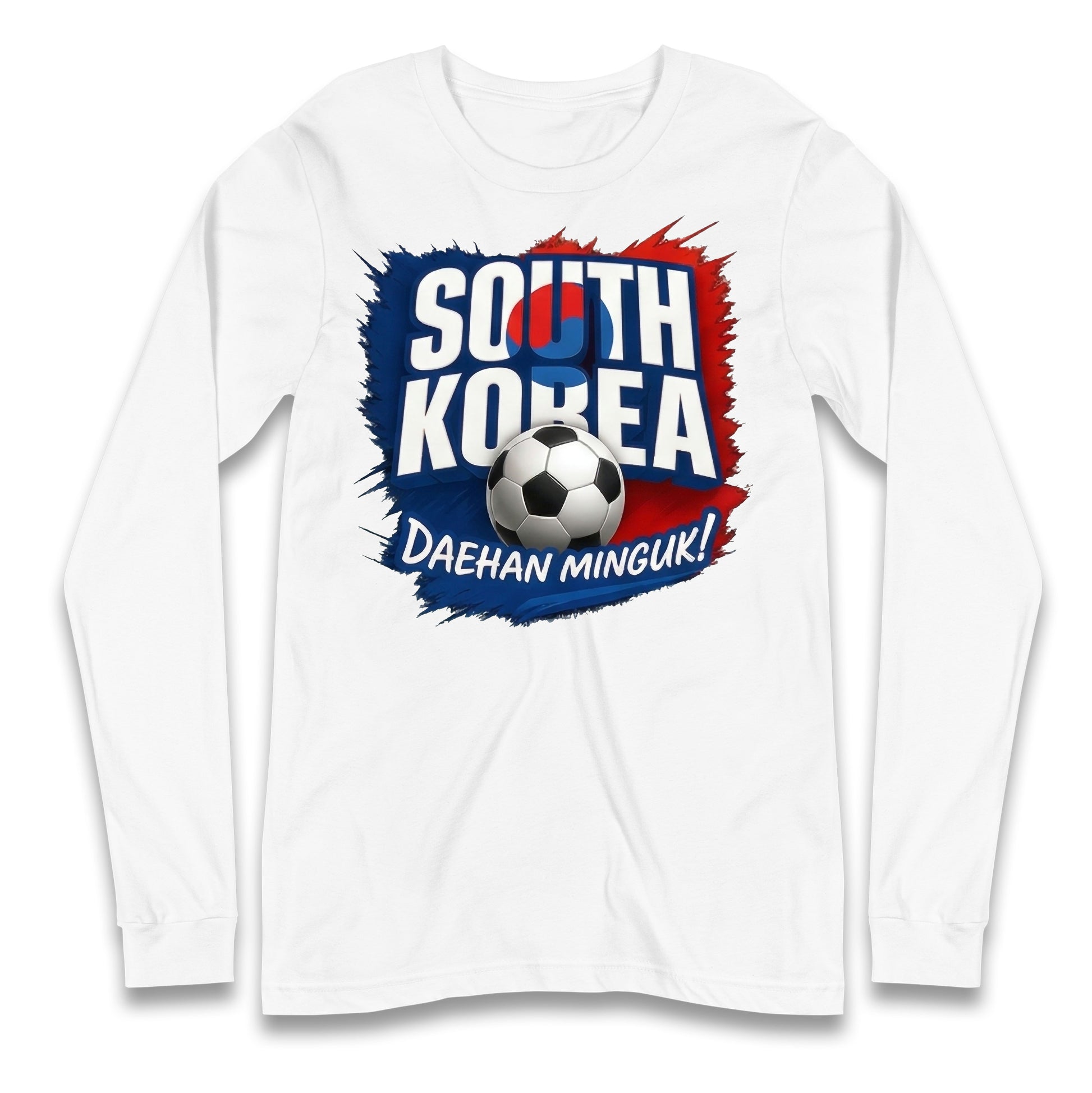 South Korea Football Longsleeve T Shirt