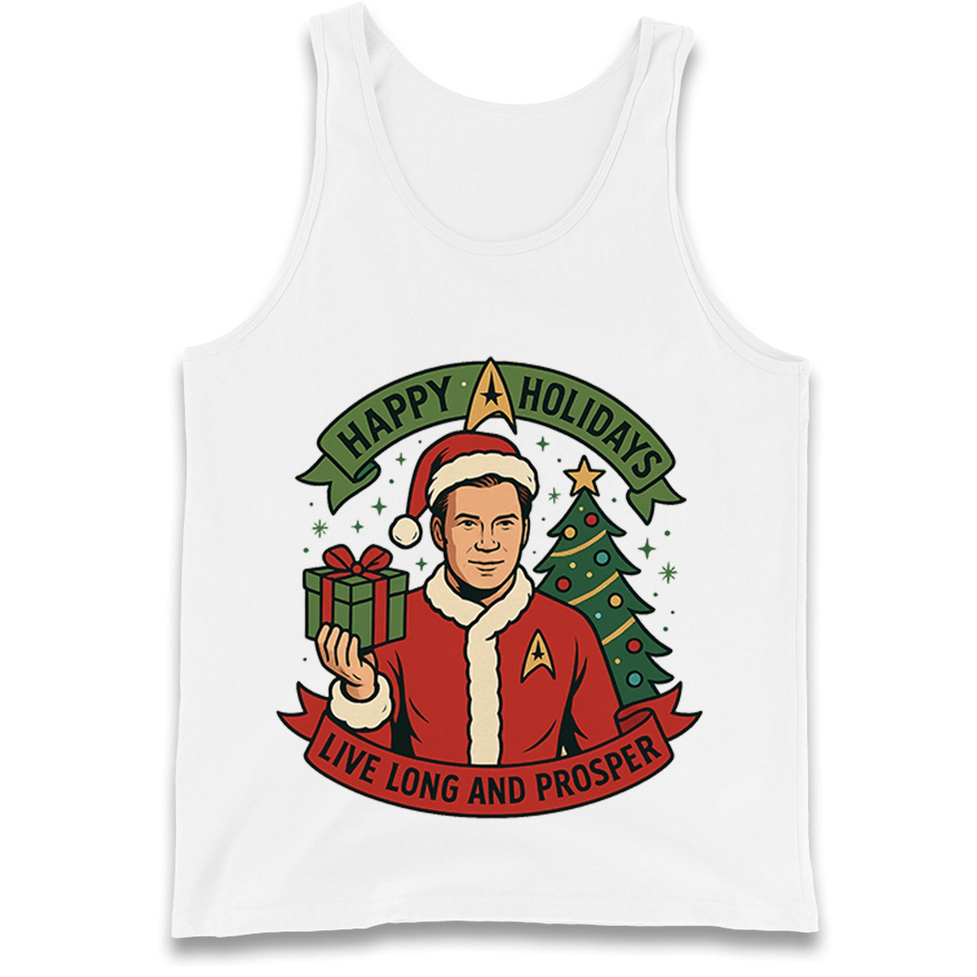 Star Trek Christmas Tank Top